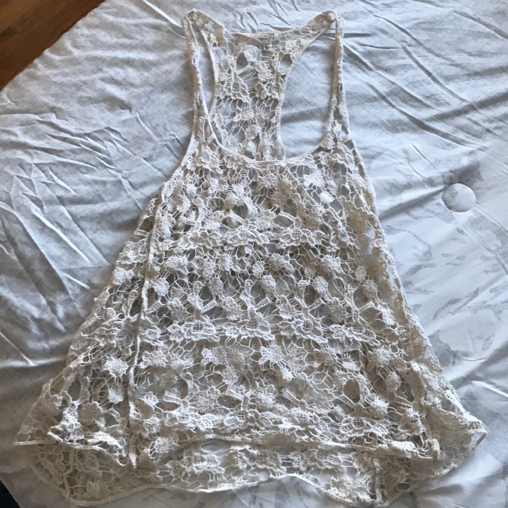 Creme tank top